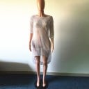 Vestido midi de malla para mujer 5