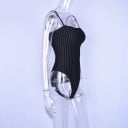 Body ajustado de rayas para mujer 2