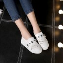 Slip-on sneakers för kvinnor med fransar J1152 4