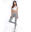 Sportleggings för kvinnor - Ljusgrå 3