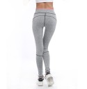 Sportleggings för kvinnor - Ljusgrå 6