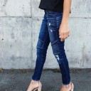 Stretch slim jeans för kvinnor J1156 3