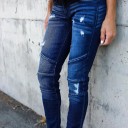 Stretch slim jeans för kvinnor J1156 4