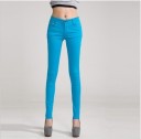 Snygga jeans för kvinnor - Ljusblå 3