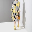 Vestido de mujer con estampado abstracto 6