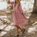 Vestido de mujer con bolsillos. 4