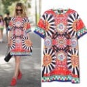 Rochie de damă cu model colorat 5