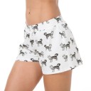 Damshorts med hundtryck 3