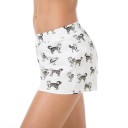 Damshorts med hundtryck 4