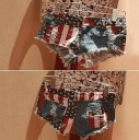 Shorts pour femmes avec le drapeau des États-Unis 3