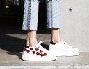 Damsneakers med hjärtan 5