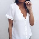 Vit T-shirt för kvinnor A191 3