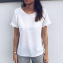 Vit T-shirt för kvinnor A191 4