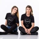 Dam T-shirt för bästa vänner B306 8