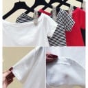 Dam T-shirt med strass A1327 6