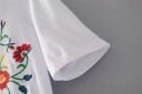 Dam T-shirt med blommor A960 6