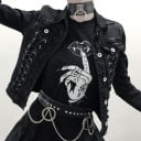 Dam T-shirt med handmotiv 11