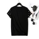 Dam T-shirt med pärlor 6