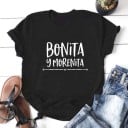 T-shirt dam med tryck B368 7