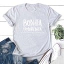 T-shirt dam med tryck B368 9