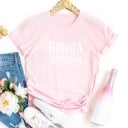 T-shirt dam med tryck B368 11