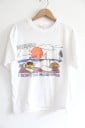 Vit T-shirt för kvinnor med tryck A1235 2