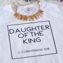 Vit T-shirt för kvinnor med tryck B300 3