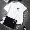T-shirt dam med hjärta A791 4