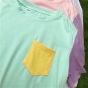 T-shirt dam i pastellfärger 4