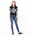 Damernas smala jeans J832 9
