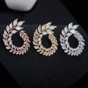 Pendientes colgantes de mujer con cristales G922 6
