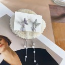 Boucles d'oreilles pendantes pour femmes avec des papillons G1002 4