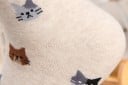 Höga strumpor för kvinnor med kattungar 8