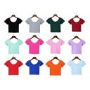 Basic crop top för kvinnor 15