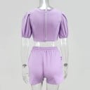 Dámský crop top a kraťasy B951 9
