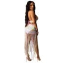 Dámský crop top a sukně B1036 4