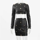 Top corto y falda de mujer B1056 5