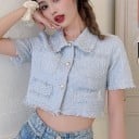 Top corto y falda de mujer B1114 4