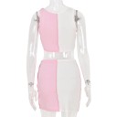 Dámský crop top a sukně B1124 5