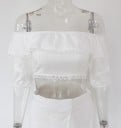 Crop top och kjol för kvinnor B1131 6