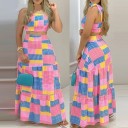 Dámský crop top a sukně B1141 5