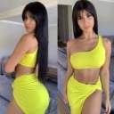 Dámský crop top a sukně B1146 7