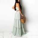 Dámský crop top a sukně B1160 5
