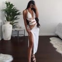 Dámský crop top a sukně B1204 3