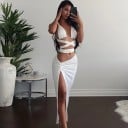 Dámský crop top a sukně B1204 4