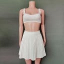 Dámský crop top a sukně B1260 7