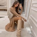 Dámský crop top a sukně B901 7