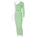 Dámský crop top a sukně B905 8