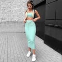 Crop top och kjol för kvinnor B935 10