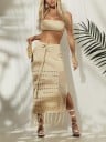 Dámský crop top a sukně P787 7